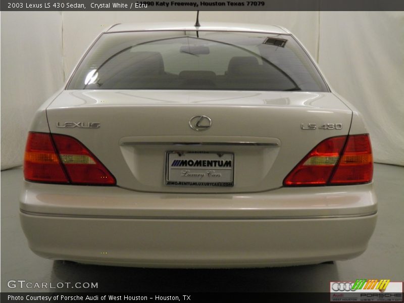 Crystal White / Ecru 2003 Lexus LS 430 Sedan