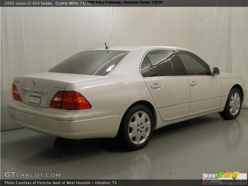 Crystal White / Ecru 2003 Lexus LS 430 Sedan