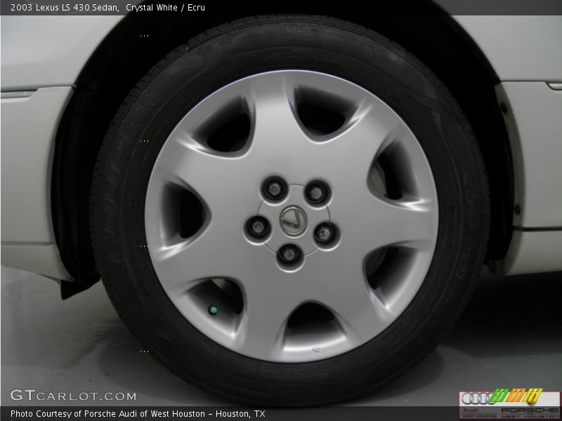 Crystal White / Ecru 2003 Lexus LS 430 Sedan