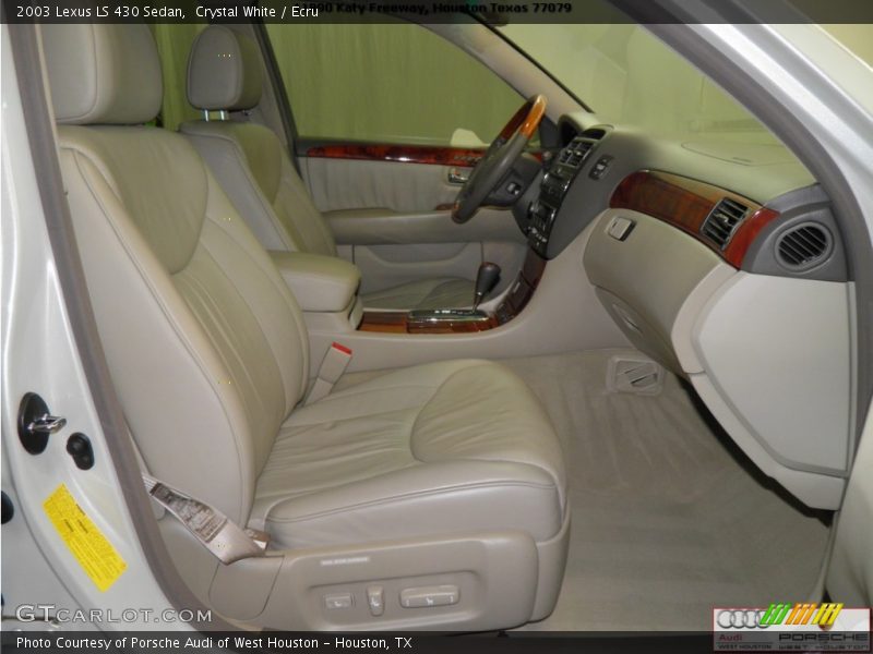 Crystal White / Ecru 2003 Lexus LS 430 Sedan