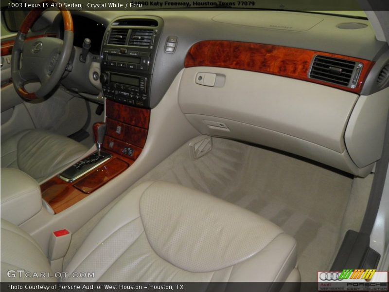 Crystal White / Ecru 2003 Lexus LS 430 Sedan