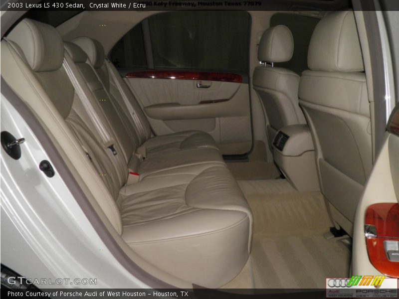 Crystal White / Ecru 2003 Lexus LS 430 Sedan