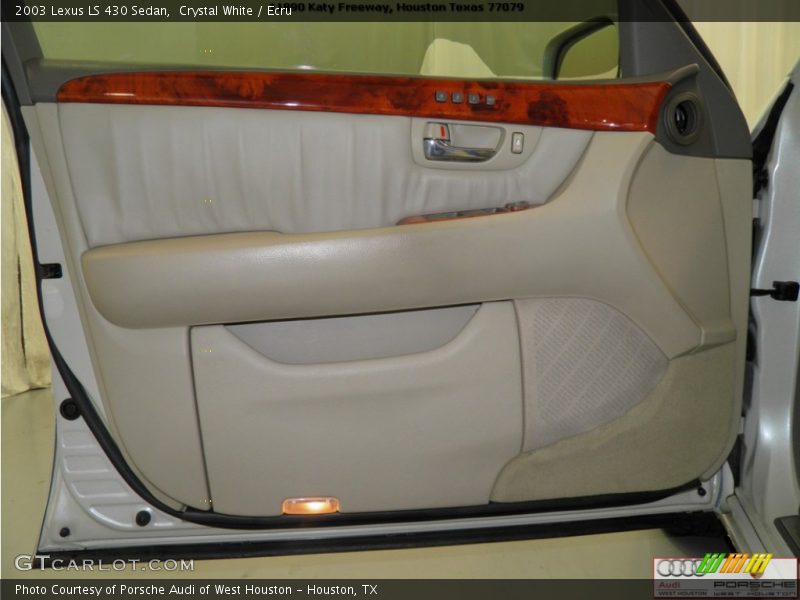 Crystal White / Ecru 2003 Lexus LS 430 Sedan
