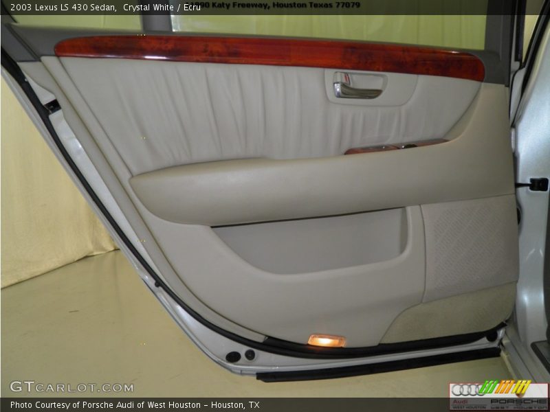 Crystal White / Ecru 2003 Lexus LS 430 Sedan