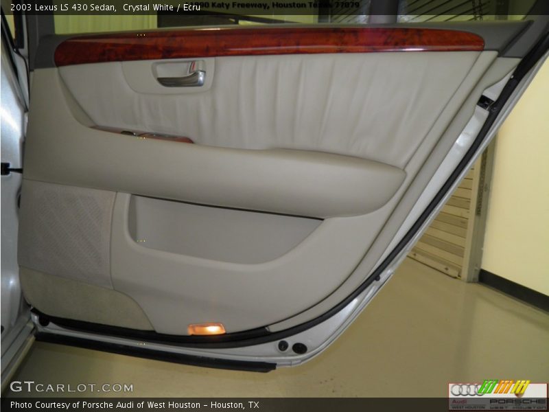 Crystal White / Ecru 2003 Lexus LS 430 Sedan