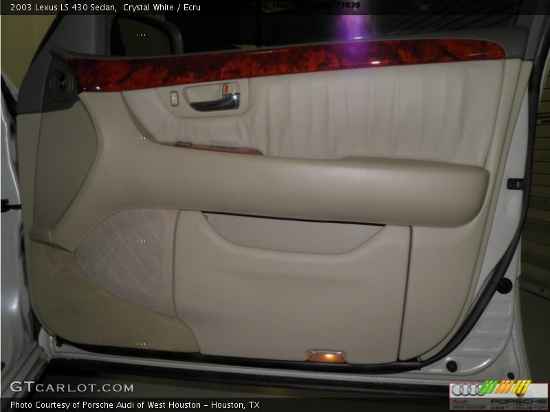 Crystal White / Ecru 2003 Lexus LS 430 Sedan