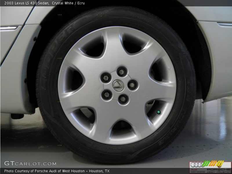 Crystal White / Ecru 2003 Lexus LS 430 Sedan