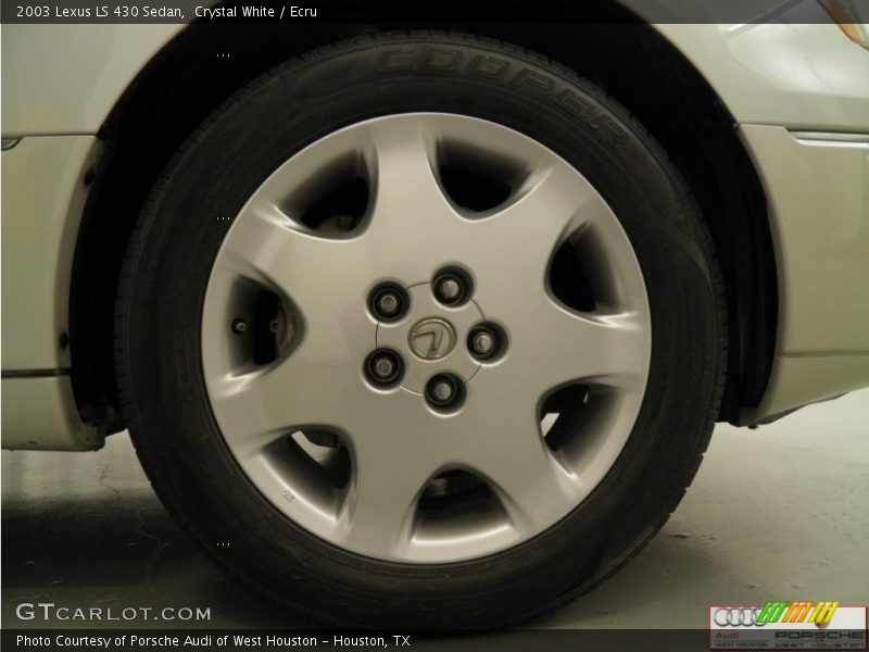 Crystal White / Ecru 2003 Lexus LS 430 Sedan
