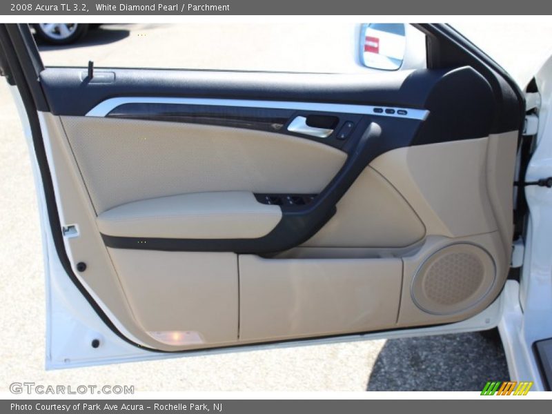White Diamond Pearl / Parchment 2008 Acura TL 3.2