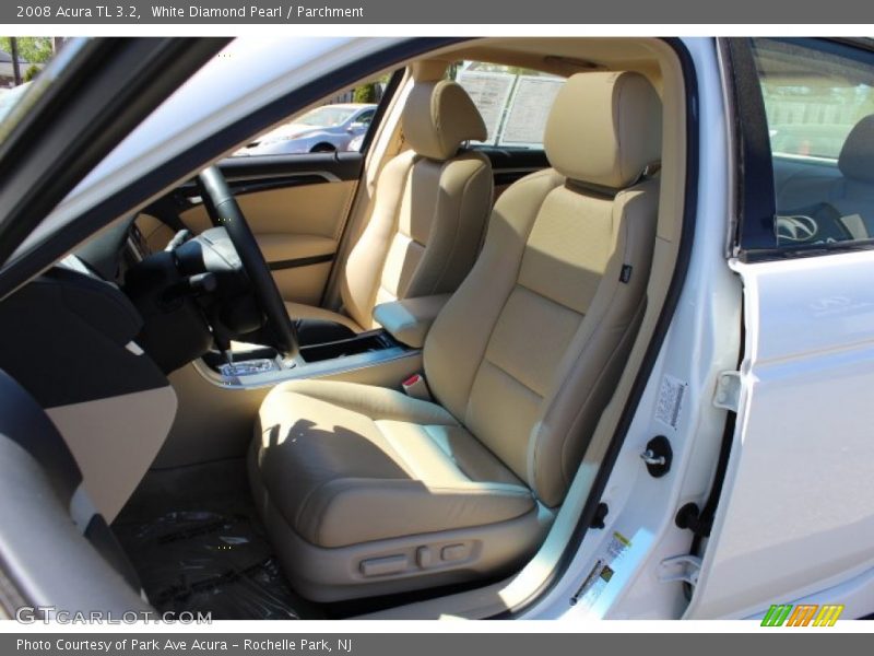White Diamond Pearl / Parchment 2008 Acura TL 3.2