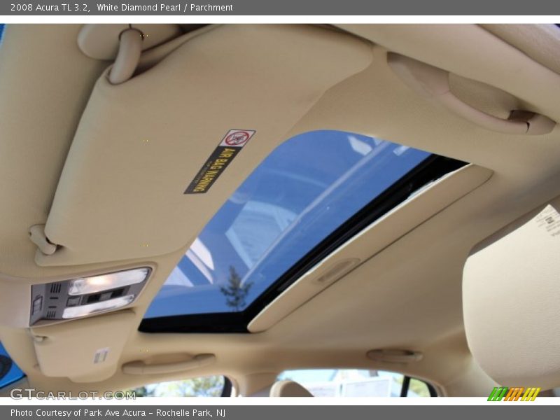 White Diamond Pearl / Parchment 2008 Acura TL 3.2