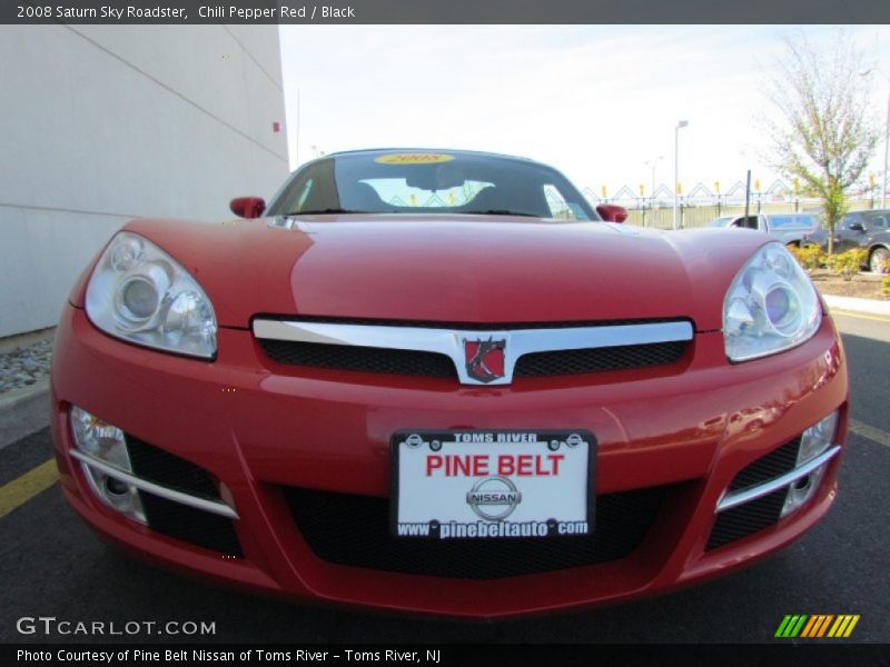 Chili Pepper Red / Black 2008 Saturn Sky Roadster