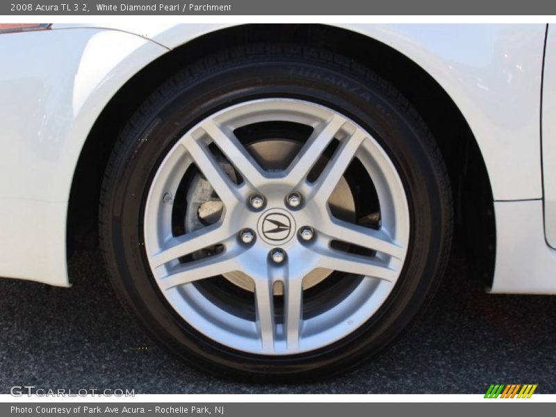 White Diamond Pearl / Parchment 2008 Acura TL 3.2