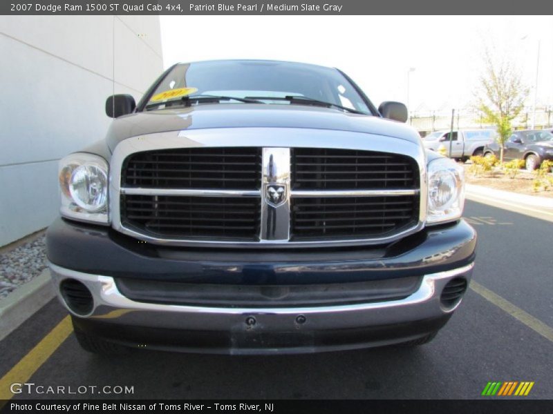 Patriot Blue Pearl / Medium Slate Gray 2007 Dodge Ram 1500 ST Quad Cab 4x4