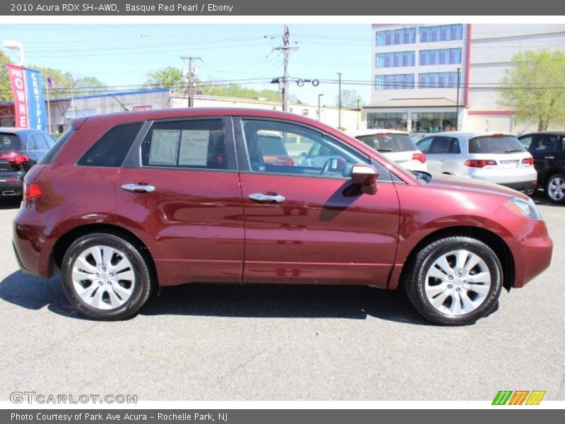 Basque Red Pearl / Ebony 2010 Acura RDX SH-AWD