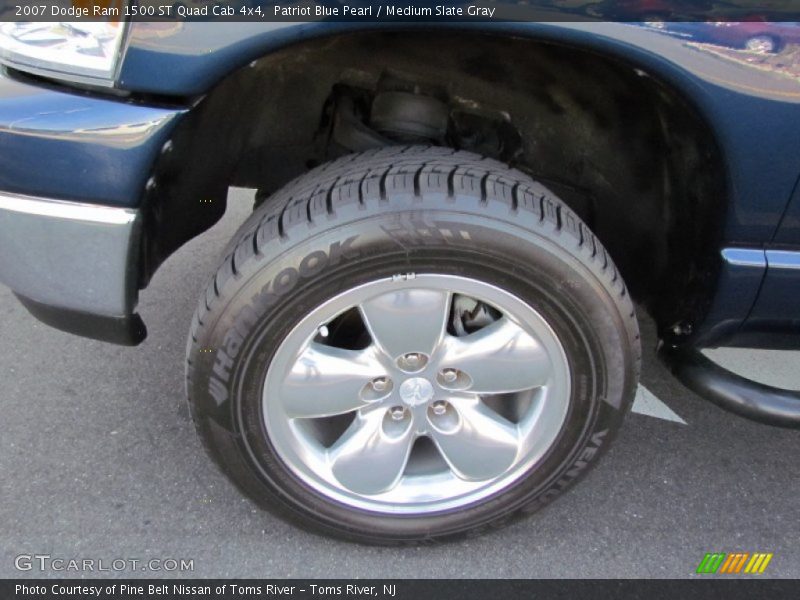 Patriot Blue Pearl / Medium Slate Gray 2007 Dodge Ram 1500 ST Quad Cab 4x4
