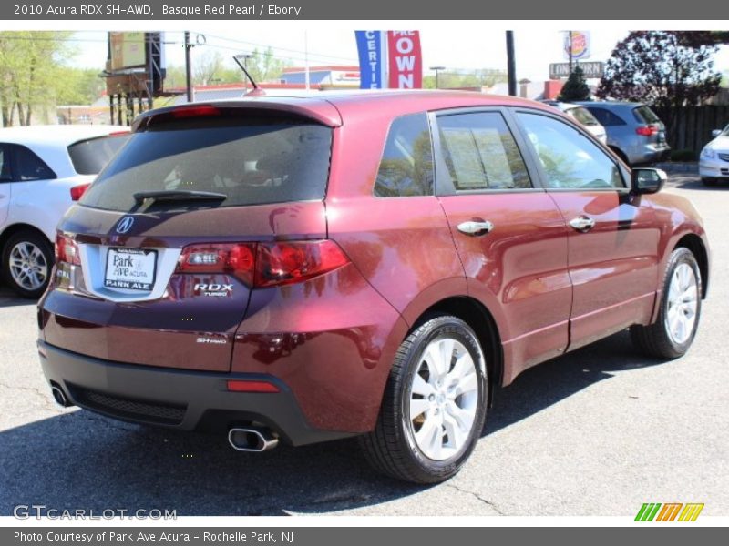 Basque Red Pearl / Ebony 2010 Acura RDX SH-AWD