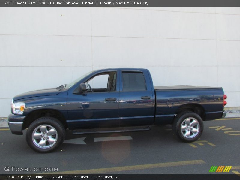 Patriot Blue Pearl / Medium Slate Gray 2007 Dodge Ram 1500 ST Quad Cab 4x4