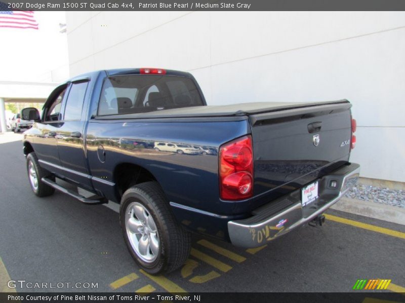 Patriot Blue Pearl / Medium Slate Gray 2007 Dodge Ram 1500 ST Quad Cab 4x4