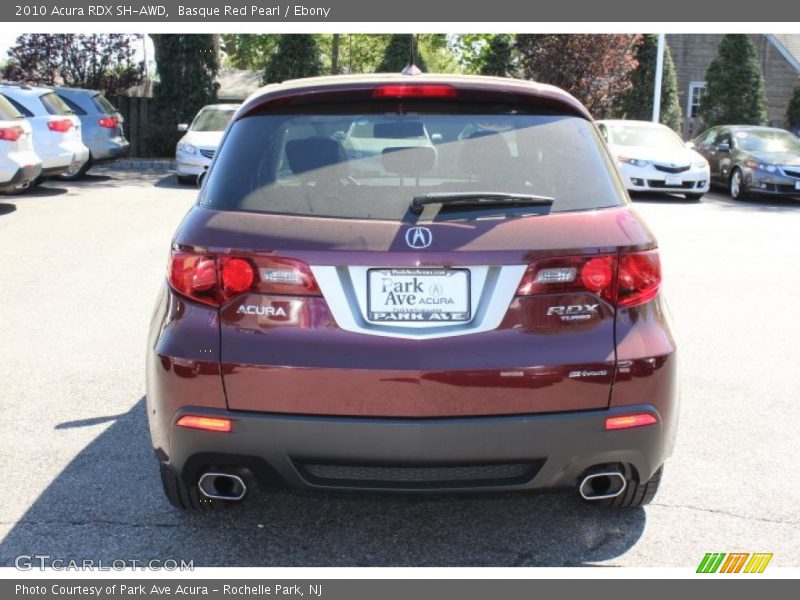 Basque Red Pearl / Ebony 2010 Acura RDX SH-AWD