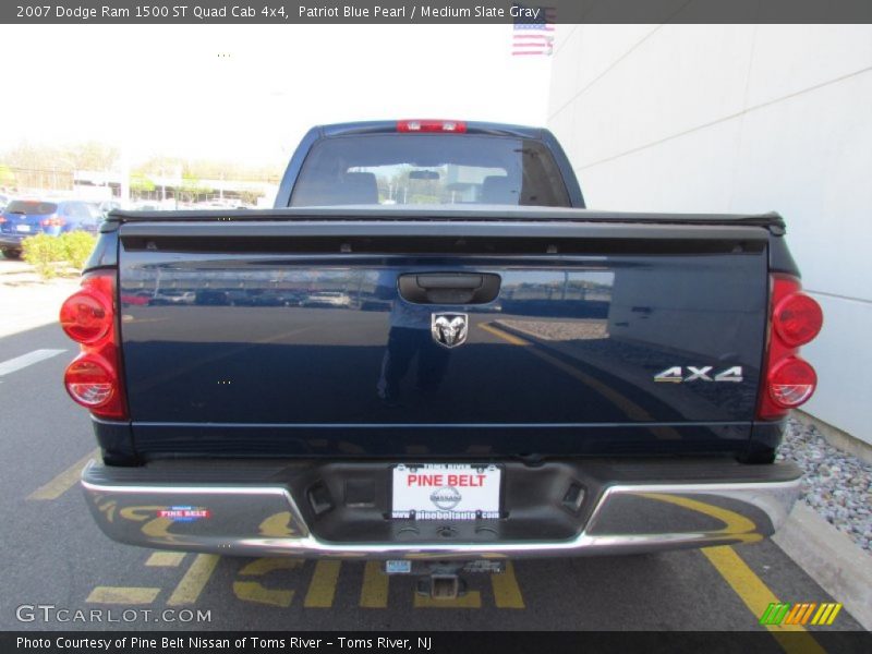 Patriot Blue Pearl / Medium Slate Gray 2007 Dodge Ram 1500 ST Quad Cab 4x4