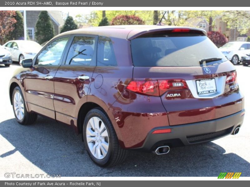 Basque Red Pearl / Ebony 2010 Acura RDX SH-AWD
