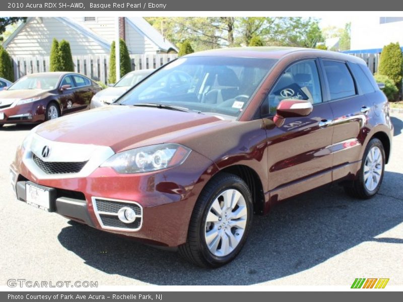 Basque Red Pearl / Ebony 2010 Acura RDX SH-AWD