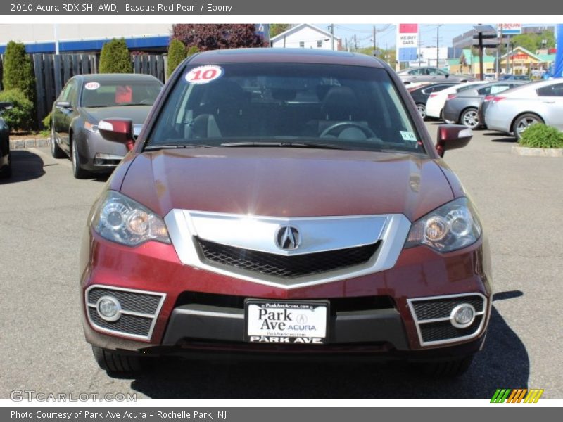 Basque Red Pearl / Ebony 2010 Acura RDX SH-AWD