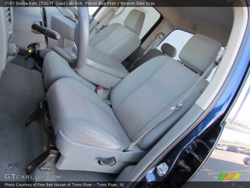 Patriot Blue Pearl / Medium Slate Gray 2007 Dodge Ram 1500 ST Quad Cab 4x4