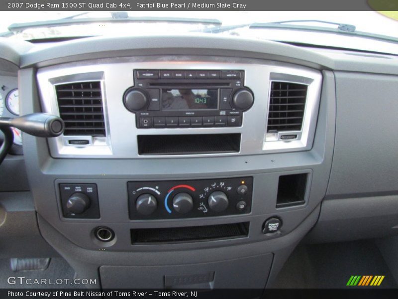 Patriot Blue Pearl / Medium Slate Gray 2007 Dodge Ram 1500 ST Quad Cab 4x4