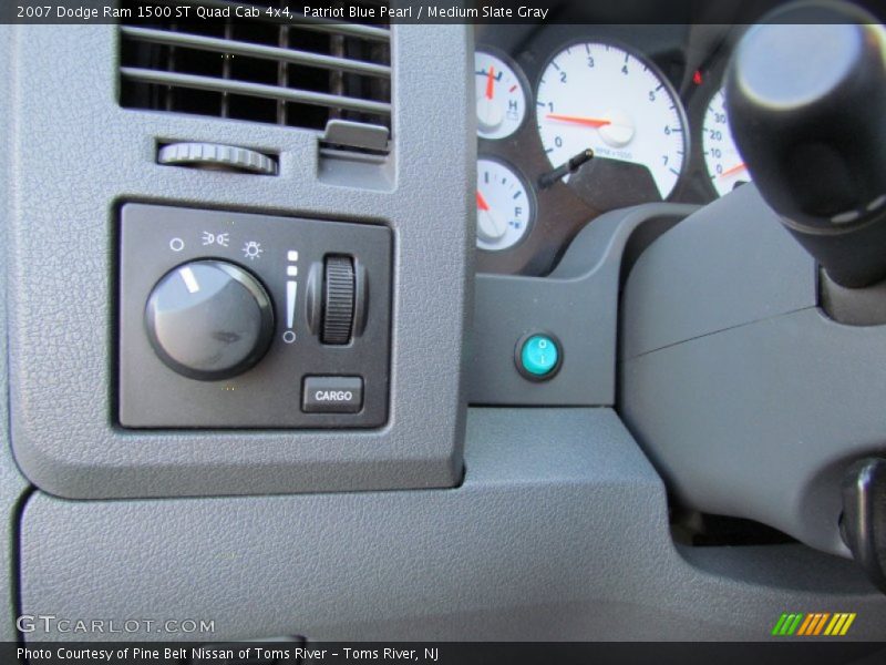 Patriot Blue Pearl / Medium Slate Gray 2007 Dodge Ram 1500 ST Quad Cab 4x4