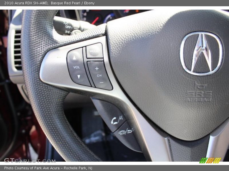 Basque Red Pearl / Ebony 2010 Acura RDX SH-AWD
