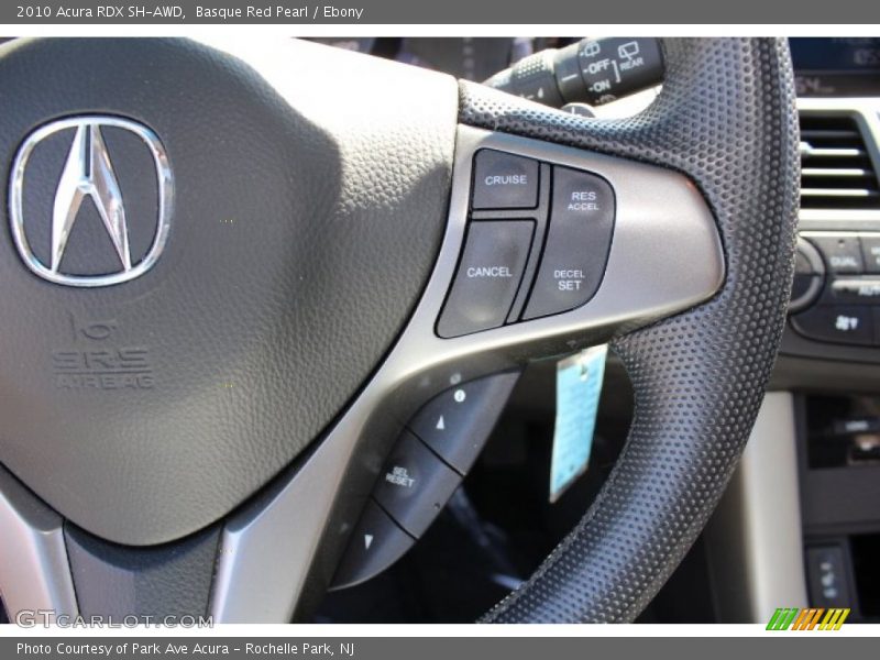 Basque Red Pearl / Ebony 2010 Acura RDX SH-AWD