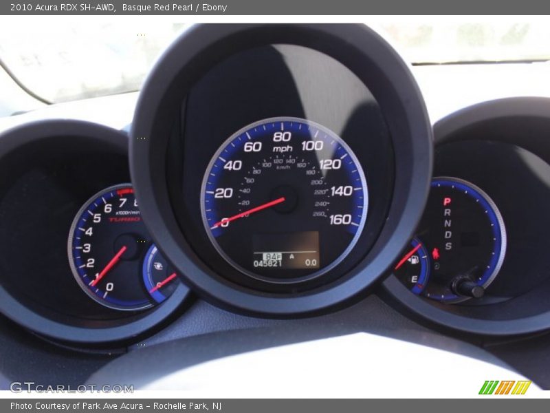 Basque Red Pearl / Ebony 2010 Acura RDX SH-AWD