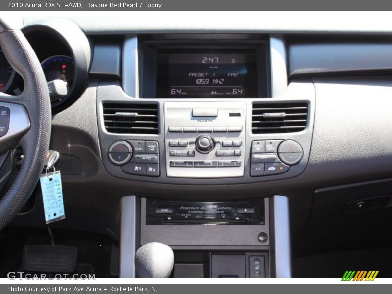 Basque Red Pearl / Ebony 2010 Acura RDX SH-AWD