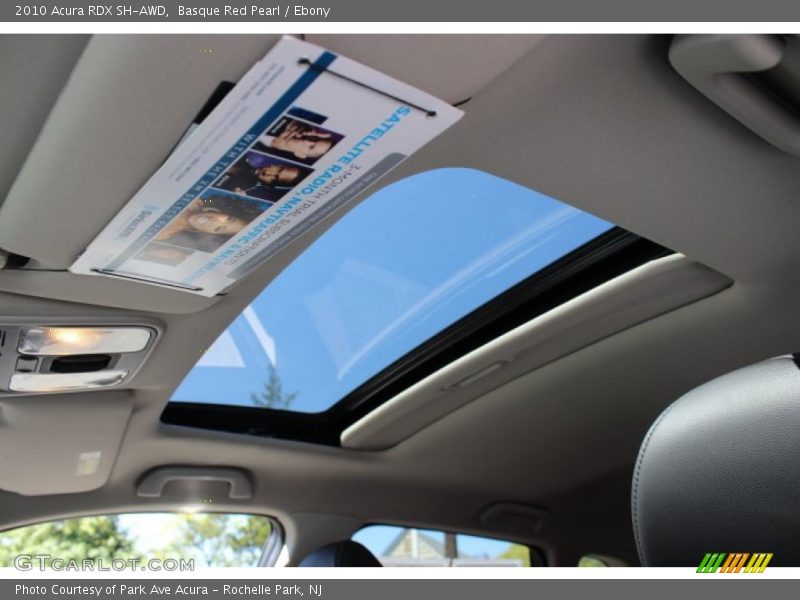 Basque Red Pearl / Ebony 2010 Acura RDX SH-AWD
