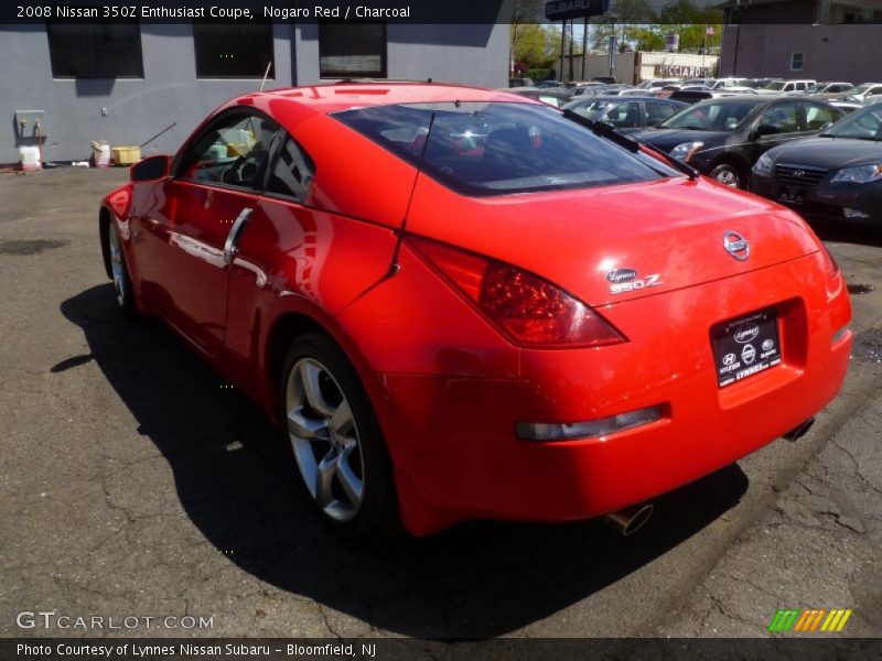 Nogaro Red / Charcoal 2008 Nissan 350Z Enthusiast Coupe