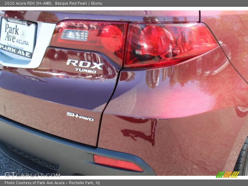 Basque Red Pearl / Ebony 2010 Acura RDX SH-AWD