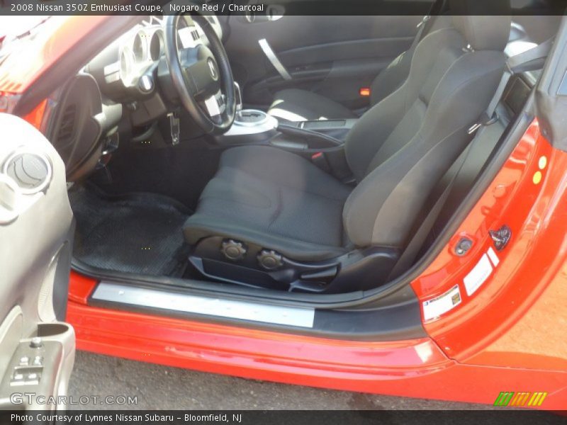 Nogaro Red / Charcoal 2008 Nissan 350Z Enthusiast Coupe