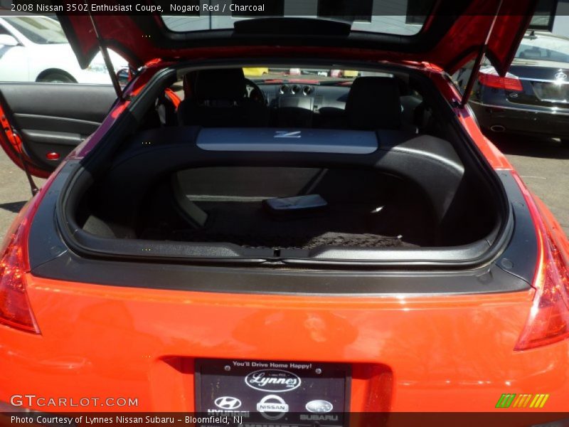 Nogaro Red / Charcoal 2008 Nissan 350Z Enthusiast Coupe