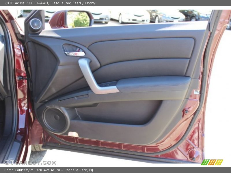 Basque Red Pearl / Ebony 2010 Acura RDX SH-AWD