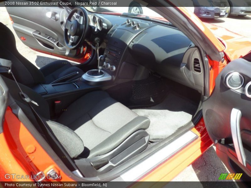 Nogaro Red / Charcoal 2008 Nissan 350Z Enthusiast Coupe