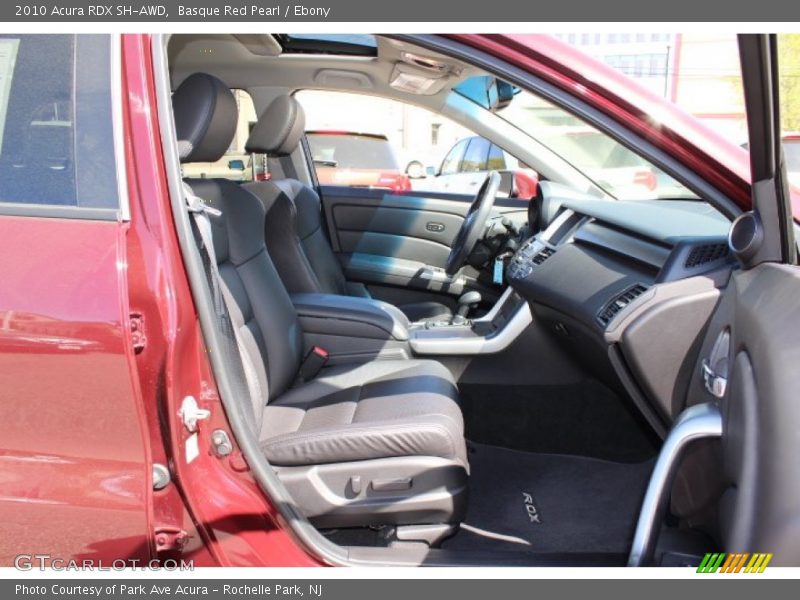 Basque Red Pearl / Ebony 2010 Acura RDX SH-AWD