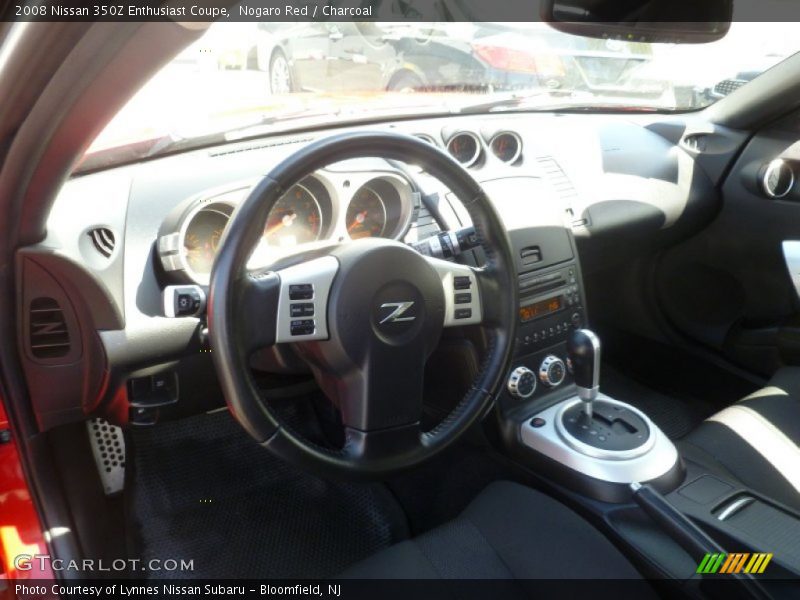 Nogaro Red / Charcoal 2008 Nissan 350Z Enthusiast Coupe