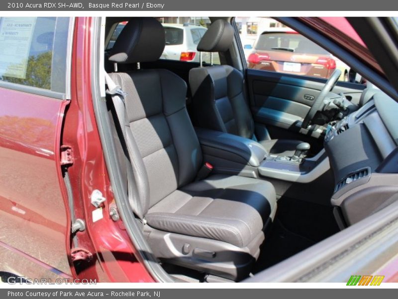 Basque Red Pearl / Ebony 2010 Acura RDX SH-AWD