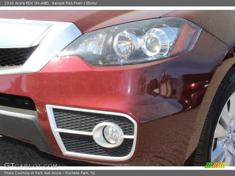 Basque Red Pearl / Ebony 2010 Acura RDX SH-AWD