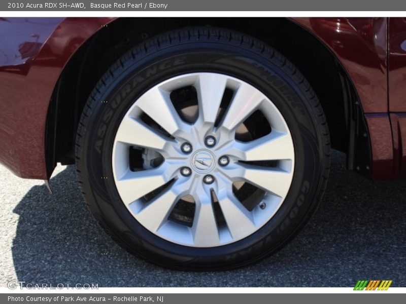 Basque Red Pearl / Ebony 2010 Acura RDX SH-AWD