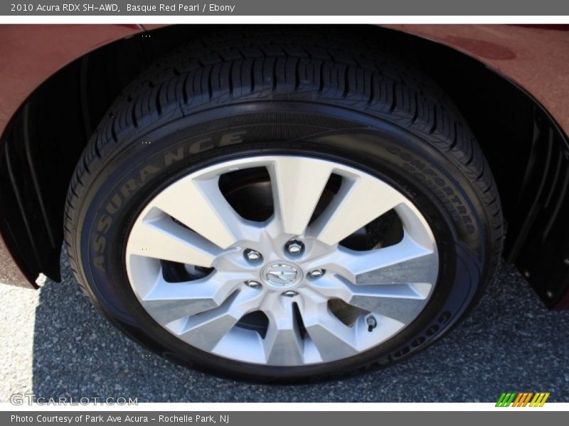 Basque Red Pearl / Ebony 2010 Acura RDX SH-AWD