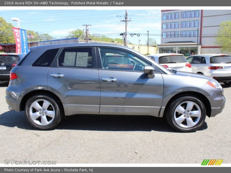 Polished Metal Metallic / Taupe 2009 Acura RDX SH-AWD Technology