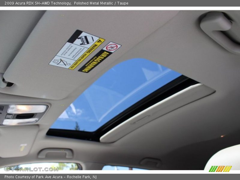 Polished Metal Metallic / Taupe 2009 Acura RDX SH-AWD Technology